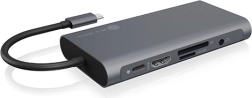 Icy Box stacja dokująca USB‑C z HDMI i VGA, gigabitowym LAN i Power Delivery