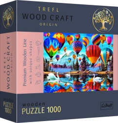 Drewniane puzzle TREFL Wood Craft Origin – Kolorowe balony 1000 elementów