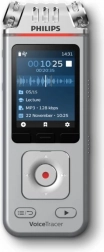 Cyfrowy dyktafon PHILIPS VoiceTracer z 3 mikrofonami, 8 GB i microSD