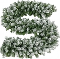 Ośnieżona świąteczna girlanda 270 cm RUHHY