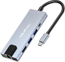 Hub USB-C 5w1 z Power Delivery 100W HDMI i 2xUSB