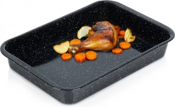 Emaliowana prostokątna brytfanna 3 l, 35,5 × 24 × 5 cm