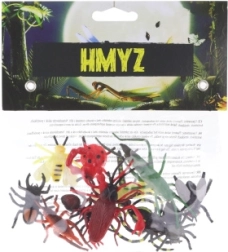 Zestaw plastikowych figurek owadów 12 szt.