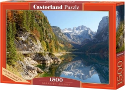 Puzzle Castorland 1500 elementów – wschód słońca nad Castelmezzano – Puzzle