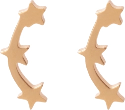 Kolczyki gwiazdki - złote