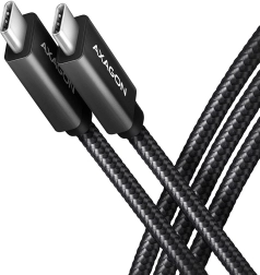 Kabel USB‑C 3.2 Gen 2, 2 m, PD 100 W, 20 Gb/s, 4K 60 Hz – AXAGON