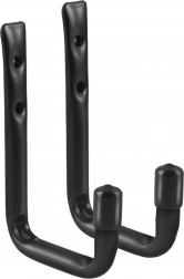 Zestaw 2 ściennych stalowych haków na rower i opony MACLEAN, udźwig 22 kg