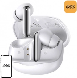 bezprzewodowe słuchawki TWS QCY MeloBuds HT12 białe