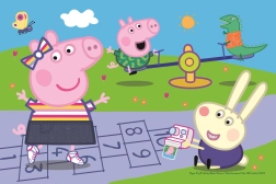 Minipuzzle 54 elementy PEPPa PIG – Szczęśliwy dzień