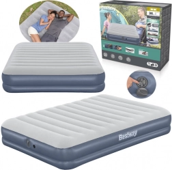 dmuchany materac queen BESTWAY Tritech z akumulatorową pompką 203 × 152 × 36 cm