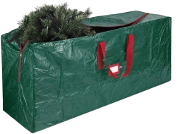 Zielona torba do przechowywania choinki 122 × 38 × 50 cm