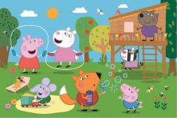 Puzzle Trefl Świnka Peppa 24 Maxi Zabawa na łące