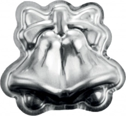 Zestaw wykrawaczek do ciastek dzwoneczki, stal, 10 szt.