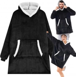 Przedkładana bluza z kapturem