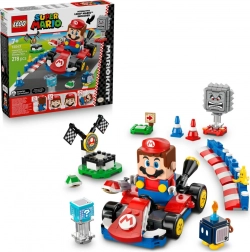 LEGO® Super Mario™ 72043 Mario Kart™ – Interaktywny LEGO® Mario™ i Standardowy Kart