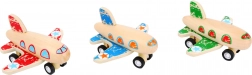 Drewniany samolot na naciąg small foot – czerwony