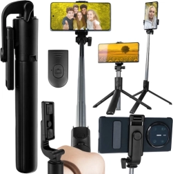 Selfie stick i statyw stołowy 2w1 z Bluetooth i pilotem