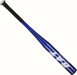 Aluminiowy kij baseballowy 25" (64 cm) – treningowy, lekki, niebieski