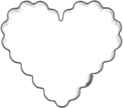 Metalowa foremka do wykrawania serce 5 cm