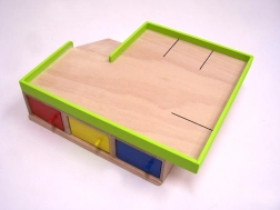 Drewniany garaż na 9 autek