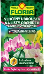 Wilgotna chusteczka do liści storczyków i roślin doniczkowych FLORIA 6 g