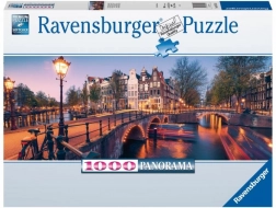 Puzzle Panorama Amsterdamu 1000 elementów