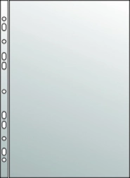 Koszulka A4 z polipropylenu, błyszcząca, 80 mikronów