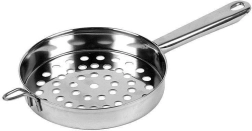 Stalowe sito do klusek i haluszków 18 cm z uchwytami