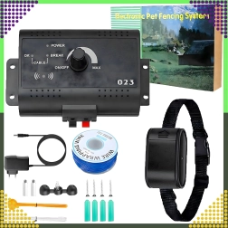 Elektryczny niewidzialny płot dla psów i kotów 300 m – zestaw z obrożą