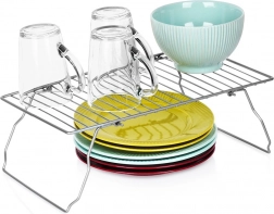 Składana metalowa półka kuchenna 37 × 21 × 13,5 cm