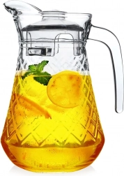 Szklany dzbanek z pokrywką 1,4 l