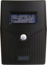 DIGITUS UPS line-interactive z LCD, 600 VA (360 W), AVR, 2x Schuko