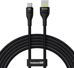 Przewód ładujący i danych BASEUS Flash 2 USB-A do USB-C 100 W, 2 m, czarny