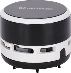 Mini odkurzacz stołowy TENWIN na baterie (czarny)