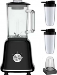 MalTec blender kielichowy 1800 W ze szklanym dzbankiem i akcesoriami