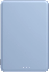 Super smukły magnetyczny powerbank 5000 mAh niebieski