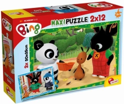 Puzzle maxi Bing 2 x 12 elementów