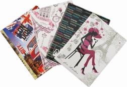 Futerał na dokumenty Retro II z kolorowym nadrukiem