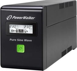Awaryjne źródło zasilania PowerWalker VI 600 SW z czystą sinusoidą
