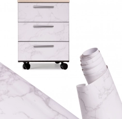 Samoprzylepna dekoracyjna folia marmur magnolia 1,22 × 50 m