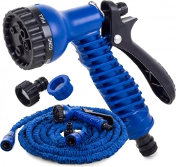 Rozciągliwy wąż ogrodowy z 7 trybami zraszania 15 m – Trwały