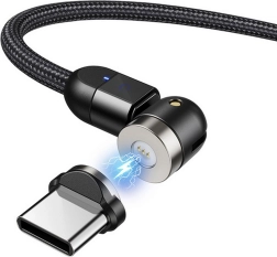 Magnetyczny kabel USB-C 2 m z kątową wtyczką od Maclean Energy