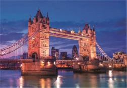 Puzzle 1000 elementów Wysoka jakość, Tower Bridge nocą