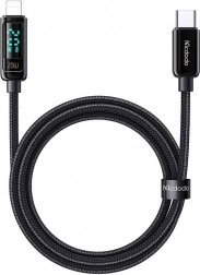 Kabel Mcdodo USB‑C na Lightning 36 W 1,2 m czarny