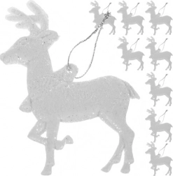 Ozdoby świąteczne - zestaw reniferów 9 szt.