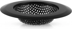Czarny stalowy sitko do zlewu 11,5 cm