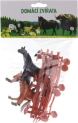 Konie z zagrodą w woreczku