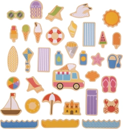 Bigjigs Toys magnesy wakacje nad morzem