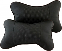 Poduszka na zagłówek, zestaw 2 sztuk, czarna