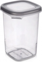 Plastowy pojemnik na sypkie produkty z pokrywką 450 ml
